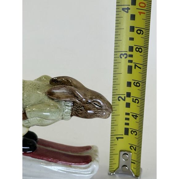 Royal Doulton Bunnykins Down Hill Skier"Porcelain 1984 Made In England Figurine - Picture 8 of 10